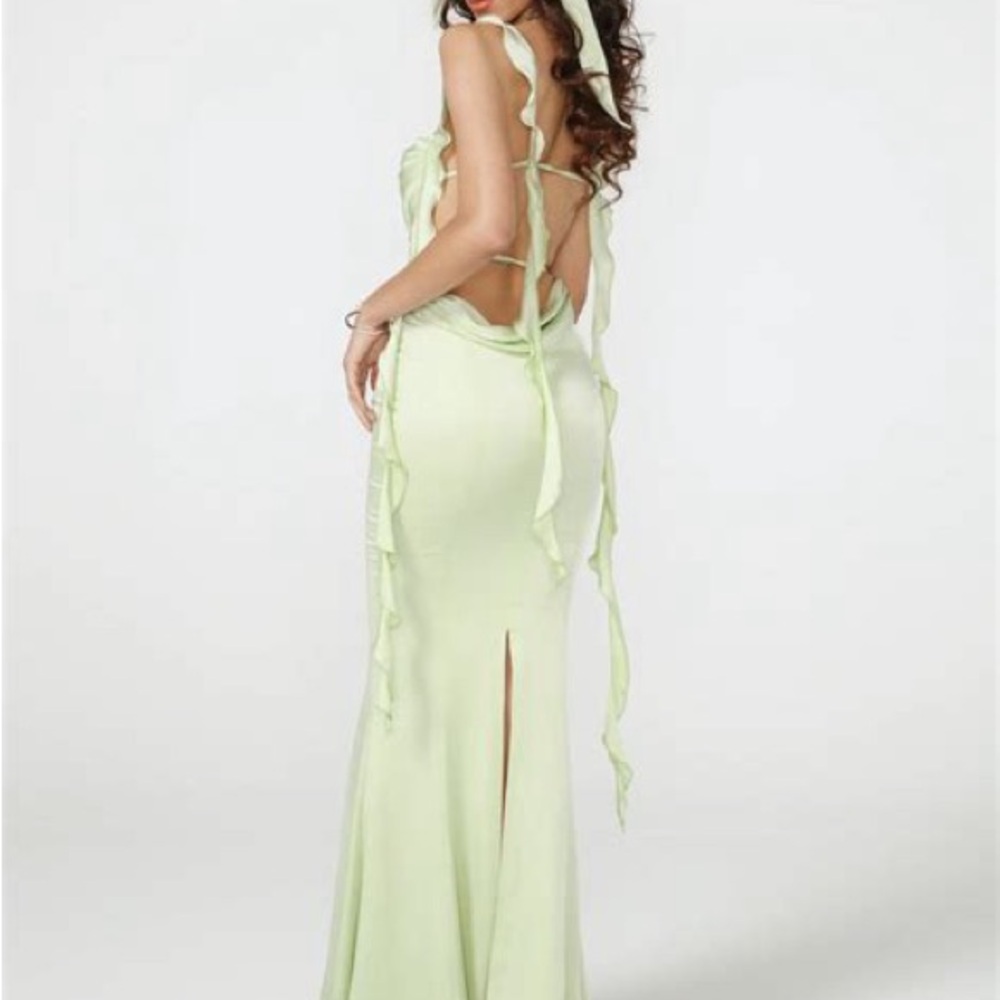 Nana Jacqueline Caroline Green Maxi Dress NWT - Picture 4 of 6